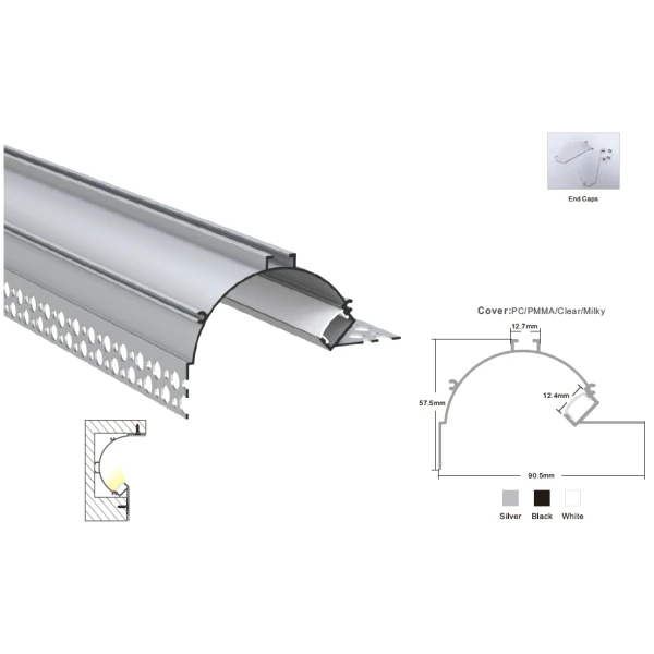 Профіль алюмінієвий LP-SL510 18933 BWLT (Ціна за 1 м.п.)