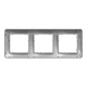 Рамка 3-постова Sedna Design SDD313803, колір - алюміній IP20 Schneider Electric