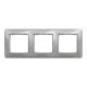 Рамка 3-постова Sedna Design SDD313803, колір - алюміній IP20 Schneider Electric