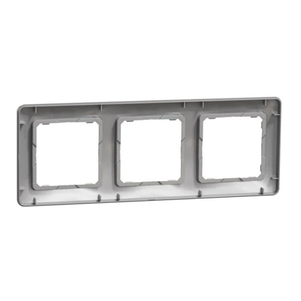 Рамка 3-постова Sedna Design SDD313803, колір - алюміній IP20 Schneider Electric - Фото 5