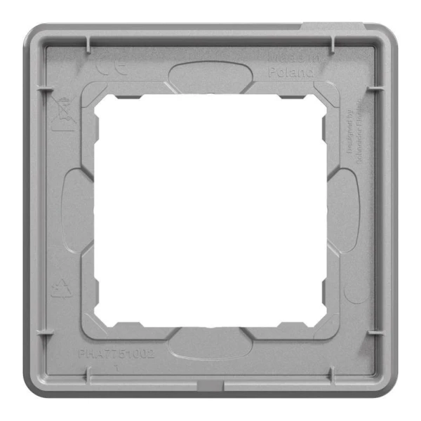 Рамка 1-постова Sedna Design SDD362801, колір - матове скло IP20 Schneider Electric - Фото 6