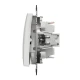 Одноклавішний перемикач з підсвіткою Sedna Design SDD111106L, колір - білий IP20 Schneider Electric