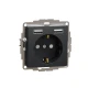 Розетка з заземленням + 2 USB тип А Sedna Design SDD114052, колір - чорний IP20 Schneider Electric