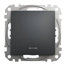 Schneider Sedna Design SDD114106L. Одноклавішний перемикач з підсвіткою