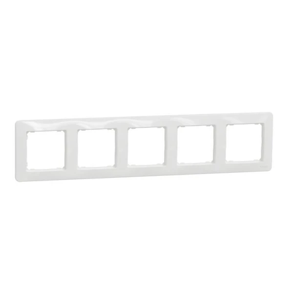 Рамка 5-постова Sedna Design SDD311805, колір - білий IP20 Schneider Electric - Фото 1
