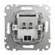 Розетка для виводу кабеля Sedna Design SDD111903, колір - білий IP20 Schneider Electric