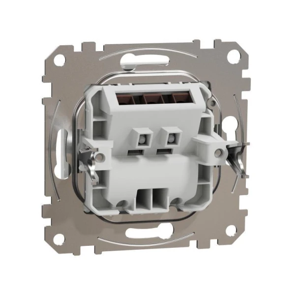 Розетка для виводу кабеля Sedna Design SDD111903, колір - білий IP20 Schneider Electric - Фото 3