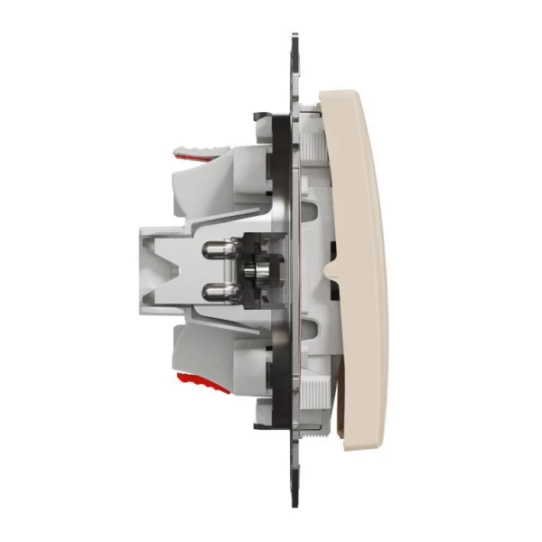 Перехресний/проміжний вимикач Sedna Design SDD112107, колір - бежевий IP20 Schneider Electric - Фото 8