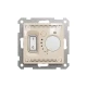 Термостат теплої підлоги 16 A Sedna Design SDD112507, колір - бежевий IP20 Schneider Electric