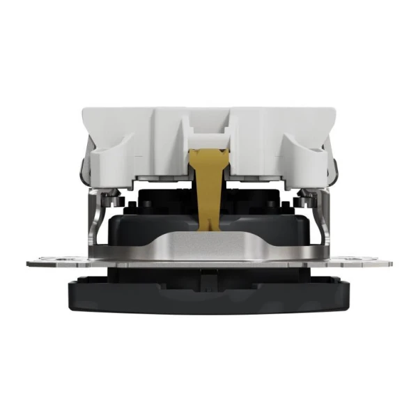 Розетка з заземленням та зі шторками Sedna Design SDD114022, колір - чорний IP20 Schneider Electric - Фото 8