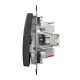 Перехресний/проміжний вимикач Sedna Design SDD114107, колір - чорний IP20 Schneider Electric