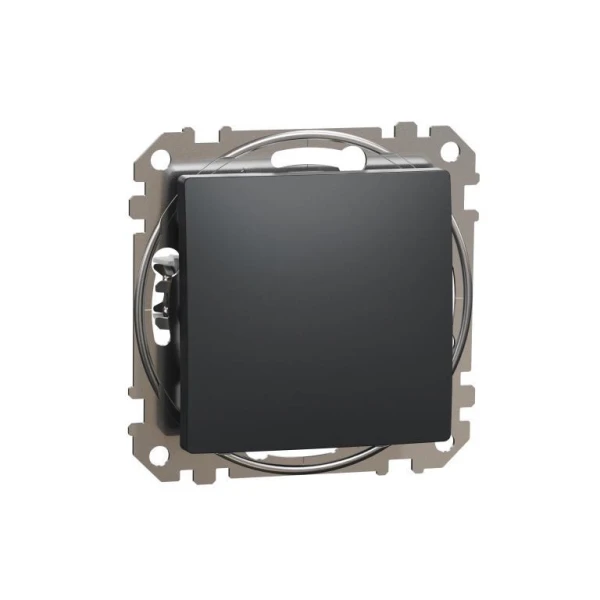 Перехресний/проміжний вимикач Sedna Design SDD114107, колір - чорний IP20 Schneider Electric - Фото 2