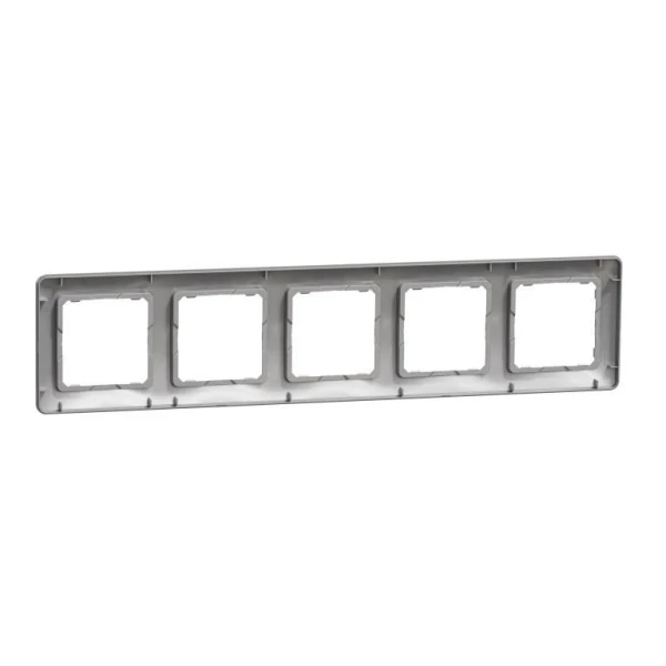 Рамка 5-постова Sedna Design SDD313805, колір - алюміній IP20 Schneider Electric - Фото 3