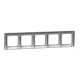 Рамка 5-постова Sedna Design SDD313805, колір - алюміній IP20 Schneider Electric