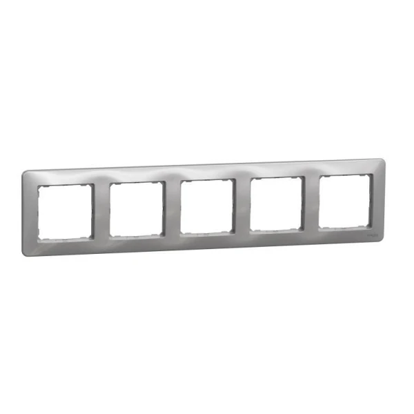 Рамка 5-постова Sedna Design SDD313805, колір - алюміній IP20 Schneider Electric - Фото 2