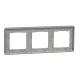 Рамка 3-постова Sedna Design SDD362803, колір - матове скло IP20 Schneider Electric