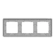 Рамка 3-постова Sedna Design SDD362803, колір - матове скло IP20 Schneider Electric