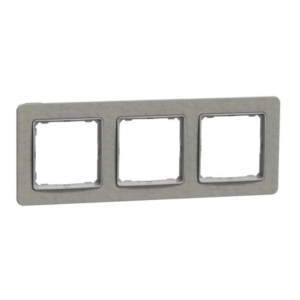 Рамка 3-постова Sedna Design SDD390803, колір - бетон IP20 Schneider Electric - Фото 1