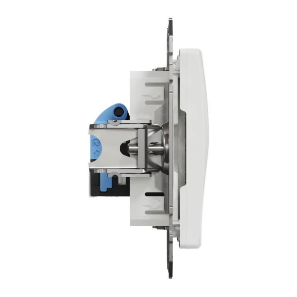 Комп'ютерна розетка, одинарний роз'єм RJ45 CAT6 UTP Sedna Design SDD111461, колір - білий IP20 Schneider Electric - Фото 3