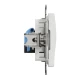 Комп'ютерна розетка, одинарний роз'єм RJ45 CAT6 UTP Sedna Design SDD111461, колір - білий IP20 Schneider Electric