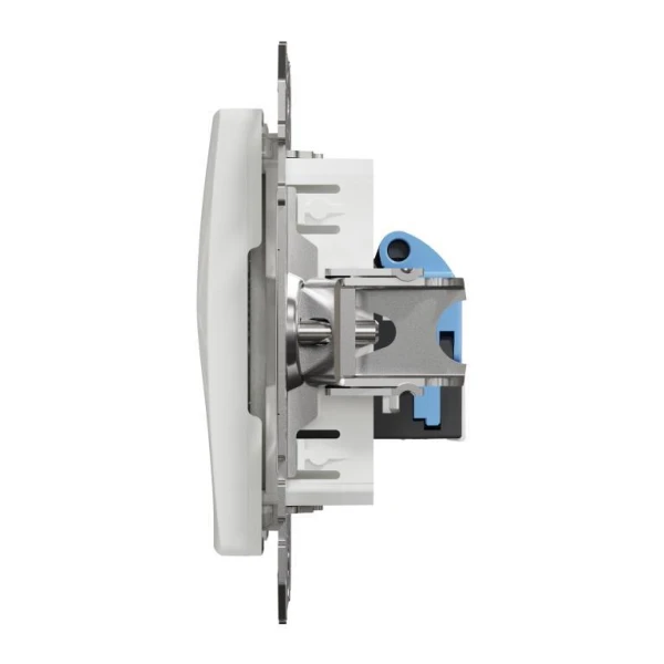 Комп'ютерна розетка, одинарний роз'єм RJ45 CAT6 UTP Sedna Design SDD111461, колір - білий IP20 Schneider Electric - Фото 6