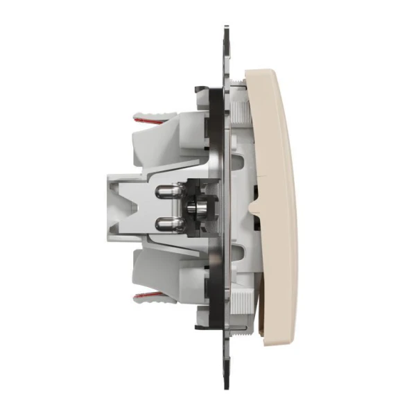 Двоклавішний перемикач Sedna Design SDD112108, колір - бежевий IP20 Schneider Electric - Фото 5