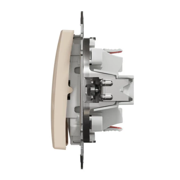 Двоклавішний перемикач Sedna Design SDD112108, колір - бежевий IP20 Schneider Electric - Фото 6