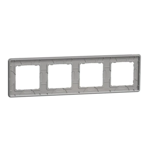 Рамка 4-постова Sedna Design SDD390804, колір - бетон IP20 Schneider Electric - Фото 1