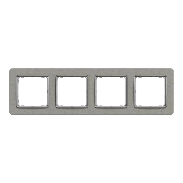Рамка 4-постова Sedna Design SDD390804, колір - бетон IP20 Schneider Electric - Фото 6