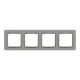 Рамка 4-постова Sedna Design SDD390804, колір - бетон IP20 Schneider Electric