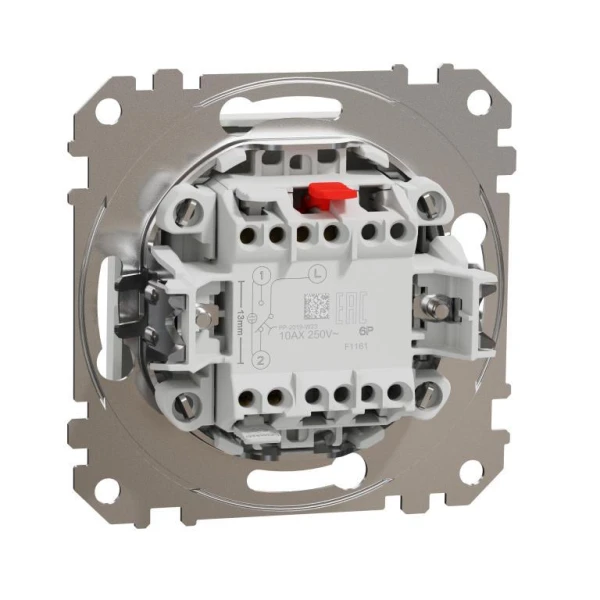 Кнопка на два напрямки Sedna Design SDD111116, колір - білий IP20 Schneider Electric - Фото 2