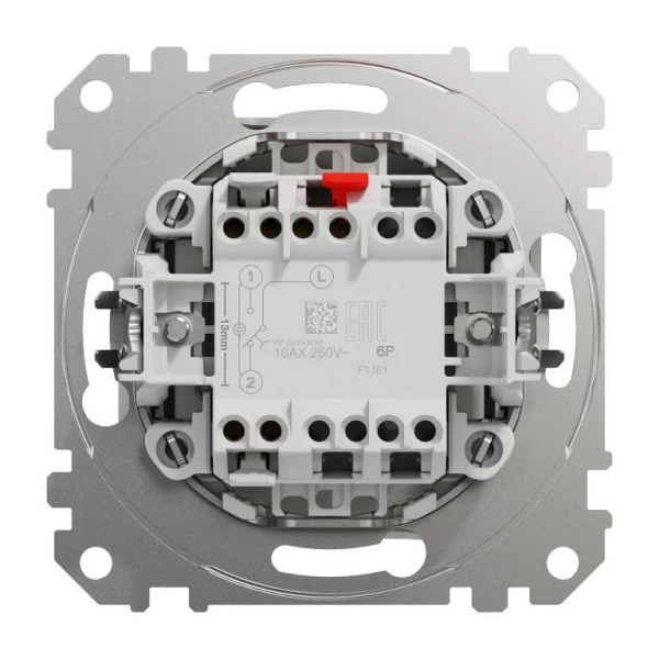 Кнопка на два напрямки Sedna Design SDD111116, колір - білий IP20 Schneider Electric - Фото 3