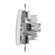 Кнопка на два напрямки Sedna Design SDD111116, колір - білий IP20 Schneider Electric