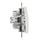Кнопка на два напрямки Sedna Design SDD111116, колір - білий IP20 Schneider Electric