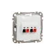 Аудіорозетка Sedna Design SDD111411, колір - білий IP20 Schneider Electric