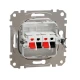 Аудіорозетка Sedna Design SDD111411, колір - білий IP20 Schneider Electric