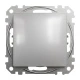 Кнопковий вимикач Sedna Design SDD113111, колір - алюміній IP20 Schneider Electric