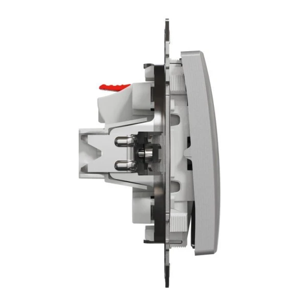 Кнопковий вимикач Sedna Design SDD113111, колір - алюміній IP20 Schneider Electric - Фото 5