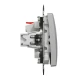 Кнопковий вимикач Sedna Design SDD113111, колір - алюміній IP20 Schneider Electric