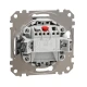 Кнопковий вимикач Sedna Design SDD113111, колір - алюміній IP20 Schneider Electric