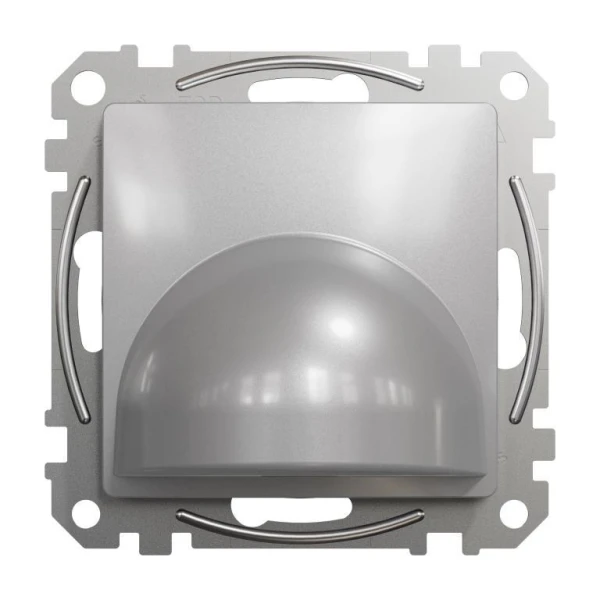 Розетка для вводу кабеля Sedna Design SDD113903, колір - алюміній IP20 Schneider Electric - Фото 1