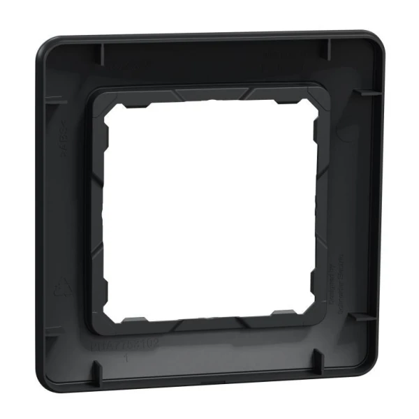 Рамка 1-постова Sedna Design SDD314801, колір - чорний IP20 Schneider Electric - Фото 3