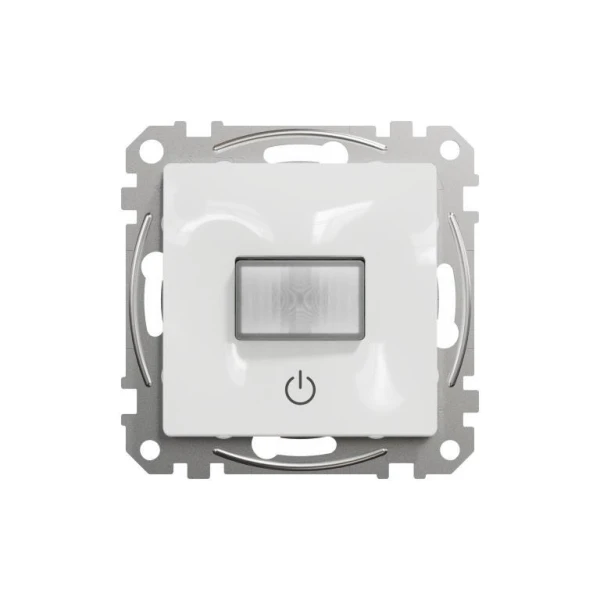 Датчик руху із вимикачем 10 A Sedna Design SDD111504, колір - білий IP20 Schneider Electric - Фото 1