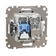 Розетка RJ45 категорія 6 UTP -TV Sedna Design SDD113469T, колір - алюміній IP20 Schneider Electric