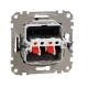 Аудіорозетка Sedna Design SDD114411, колір - чорний IP20 Schneider Electric