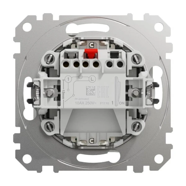 Одноклавішний вимикач з LED підсвіткою Sedna Design SDD111101L, колір - білий IP20 Schneider Electric - Фото 4