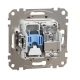 Розетка RJ45 категорія 6 UTP -TV Sedna Design SDD112469T, колір - бежевий IP20 Schneider Electric