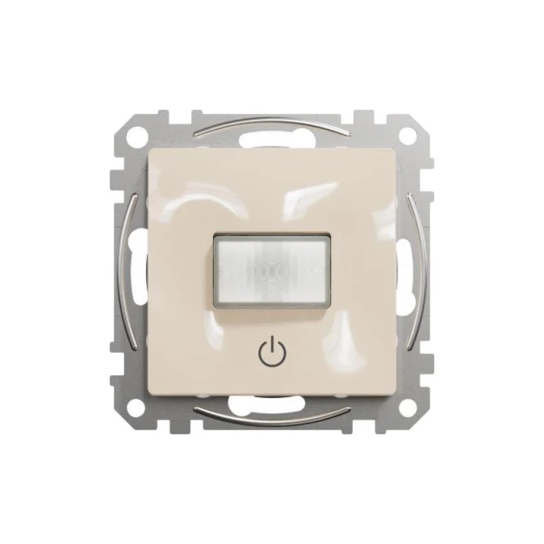 Датчик руху із вимикачем 10 A Sedna Design SDD112504, колір - бежевий IP20 Schneider Electric - Фото 1