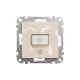 Датчик руху із вимикачем 10 A Sedna Design SDD112504, колір - бежевий IP20 Schneider Electric
