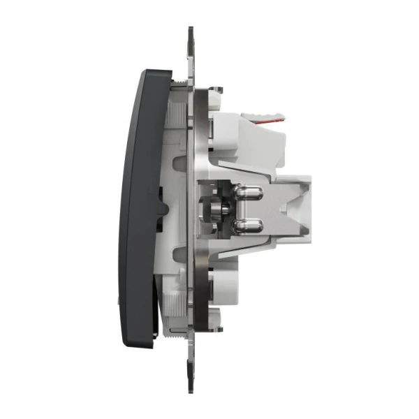 Одноклавішний вимикач з LED підсвіткою Sedna Design SDD114101L, колір - чорний IP20 Schneider Electric - Фото 6